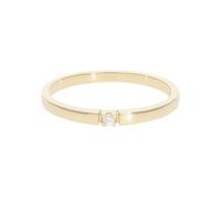 JuwelmaLux Ring Gelbgold 585er 14 Karat mit Brillant 0,02 Carat JL10-07-0149