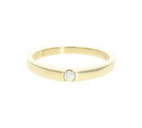 JuwelmaLux Ring Gelbgold 585er 14 Karat mit Brillant 0,05 ct. JL30-07-0168
