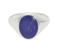 JuwelmaLux Ring Herren Lapislazuli 925 Sterling Silber JL10-07-2288