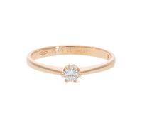 JuwelmaLux Ring Roségold 585er 14 Karat mit Brillant 0,14 Carat JL30-07-0021