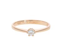 JuwelmaLux Ring Roségold 585er 14 Karat mit Brillant 0,14 Carat JL30-07-0021