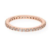 JuwelmaLux Ring Silber 925 roségold plattiert mit Zirkonia JL16-07-0145