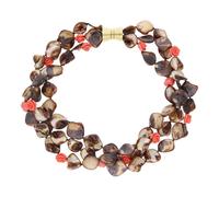 JuwelmaLux Rose Halskette Metall vergoldet mit Perlmutt JL47-05-0185