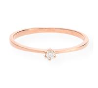 JuwelmaLux Roségold Ring 585 mit Brillant JL10-07-0793