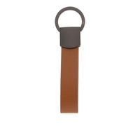JuwelmaLux Schlüsselanhänger Edelstahl Leder braun JL45-01-0066