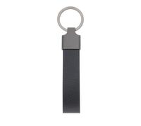 JuwelmaLux Schlüsselanhänger Edelstahl Leder, schwarz JL45-01-0029