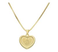 JuwelmaLux Schutzengel Herz Anhänger 333 Gold JL14-02-0287