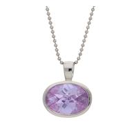 JuwelmaLux Set 925/000 Sterling Silber mit Flieder Zirkonia JL10-11-2612