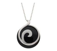 JuwelmaLux Set 925/000 Sterling Silber mit Onyx JL10-11-2586