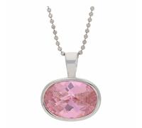 JuwelmaLux Set 925/000 Sterling Silber mit Rosa Zirkonia JL10-11-2602
