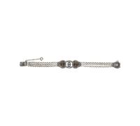 JuwelmaLux Trachten Armband 925/000 Silber geschwärzt, vergoldet, Granat JL30-03-4790