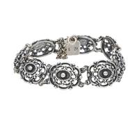 JuwelmaLux Trachten Armband, Echt Silber 925 geschwärzt JL17-03-0043