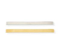 JuwelmaLux Uhrband Edelstahl Zugband Überlänge12 mm JL28-09-0046