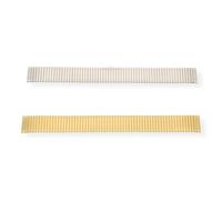 JuwelmaLux Uhrband JL28-09-0044 Edelstahl Zugband Überlänge18 mm