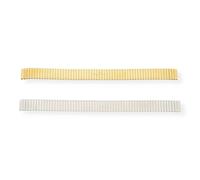 JuwelmaLux Uhrband JL28-09-0048 Edelstahl Zugband Überlänge 12 mm