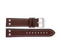 JuwelmaLux Uhrband JL38-10-0118 Leder