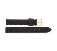 JuwelmaLux Uhrband JL38-10-0145 Leder, dunkelbraun