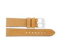 JuwelmaLux Uhrband JL38-10-0164 Leder, Hellbraun