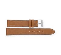 JuwelmaLux Uhrband JL38-10-0177 Leder, Braun