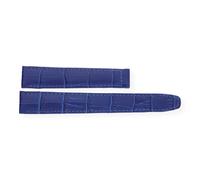 JuwelmaLux Uhrband JL38-10-0193 Leder, Blau