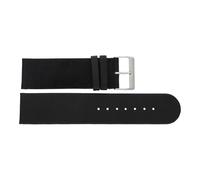 JuwelmaLux Uhrband JL38-10-0229 Leder schwarz