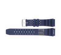 Juwelmalux Uhrband Kunststoff für Taucheruhren 20 mm Schwarz