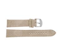 JuwelmaLux Uhrenarmband Jeansoptik, Beige, Edelstahl JL38-10-0245