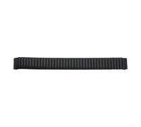 JuwelmaLux Uhrenarmband-Zugband Edelstahl ionen plattiert schwarz JL30-10-4288