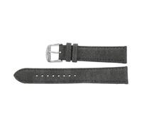 Juwelmalux Uhrenband aus Textilstoff grau JL38-10-0230