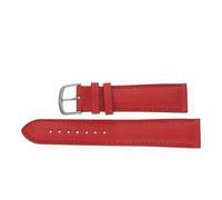 JuwelmaLux Uhrenband Bio Kalbleder rot JL38-10-0028