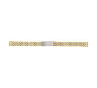 JuwelmaLux Uhrenband Damen PVD Beschichtet Gold gemustert JL30-10-5086