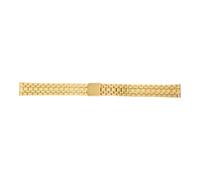 JuwelmaLux Uhrenband Damen teil mattiert & poliert PVD Beschichtet Gold JL30-10-5089