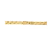 JuwelmaLux Uhrenband Damen teil mattiert & poliert PVD Beschichtet Gold JL30-10-5089