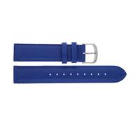 JuwelmaLux Uhrenband Herren, blau mit Edelstahl JL38-10-0241