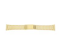 JuwelmaLux Uhrenband JL30-10-4960 Edelstahl gold plattiert