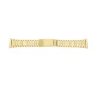 JuwelmaLux Uhrenband JL30-10-4960 Edelstahl gold plattiert