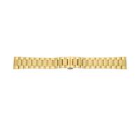 JuwelmaLux Uhrenband JL45-10-0111 Edelstahl Ionen Gold plattiert
