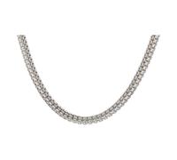 JuwelmaLux Venezia Halskette zwei Reihig 925/000 Sterling Silber JL30-05-2728