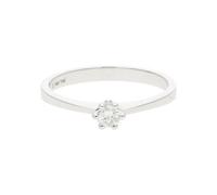 JuwelmaLux Verlobungsring 585/000 Weißgold mit Brillant JL25-07-0093