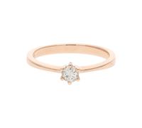 JuwelmaLux Verlobungsring 585 Rotgold mit Brillant JL27-07-0057