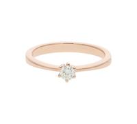 JuwelmaLux Verlobungsring 585 Rotgold mit Brillant JL27-07-0058