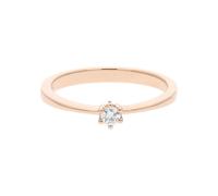 JuwelmaLux Verlobungsring 585 Rotgold mit Brillant JL27-07-0059