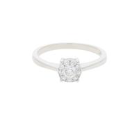 JuwelmaLux Verlobungsring 585 Weißgold Brillanten JL10-07-2403