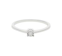 JuwelmaLux Verlobungsring 585 Weißgold mit Brillant JL10-07-1618