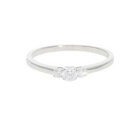 JuwelmaLux Verlobungsring 585 Weißgold mit Brillant JL10-07-2344