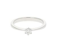 JuwelmaLux Verlobungsring 585 Weißgold mit Brillant JL27-07-0051