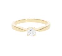 JuwelmaLux Verlobungsring 585er 14 Karat Gelbgold mit Brillant JL30-07-0678