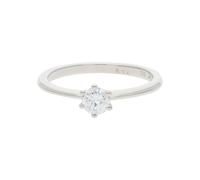 JuwelmaLux Verlobungsring 750/000 (18 Karar) Weißgold mit Brillanten JL30-07-4829