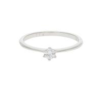 JuwelmaLux Verlobungsring 750/000 (18 Karat) Weißgold mit Brillant JL30-07-4799