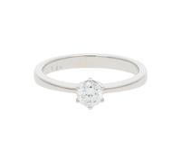 JuwelmaLux Verlobungsring 750/000 (18 Karat) Weißgold mit Brillanten JL30-07-4831